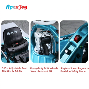 ApexJoy Drift F1 Pro - Verde Neón, Kart Eléctrico LED de 500W, Alquiler para Parques de Diversiones, Giro de 360°, Venta al por Mayor B2B, Artículo de Gran Demanda - Product Image 4
