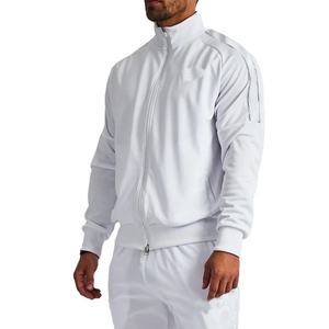 Chaqueta Deportiva Casual con Cremallera para Hombre, Ropa de Primavera para Exteriores, Chaqueta Deportiva Transpirable de Algodón para Fitness y Yoga - Product Image 1