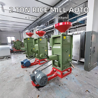 Machine à décortiquer le riz combinée automatique Weiwei SB50 2T/H, 22kW, triphasée, équipement de traitement du riz paddy