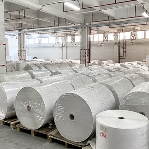 Rollo Jumbo Autoadhesivo Térmico Directo ECO TOP de 65gsm/70gsm, Libre de BPA con Adhesivo Termofusible, Papel Glassine Blanco/Amarillo de 58gsm/48gsm - Product Image 4