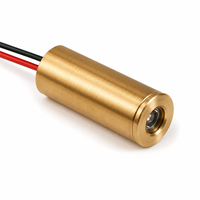 Módulo de Diodo Láser Verde de Alta Visibilidad ZhonNa 532nm con Controlador QCL 3-3.7V, Punto Único, Calibración DIY, Grado Industrial