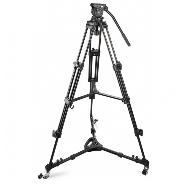 Weifeng WT 717 Height 180cm Strong Tripod Flexible Folder with 900 dolly pulley base Aluminum Camera Tripod Light Stand