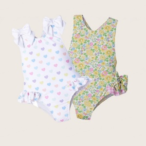 Traje de Baño de una Pieza con Encaje para Niñas, Bonito Traje de Baño para Bebés, Bikini Infantil, Trajes de Baño para Niños - Product Image 4