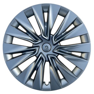 Enjoliveurs de roues 19 pouces pour <span class=keywords><strong>Tesla</strong></span> Model Y 2020-2024, enjoliveurs complets avec symétrie aérodynamique gauche-droite, réduction de la résistance au vent - Product Image 2