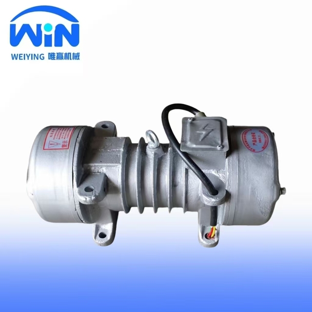 High Efficiency Single Three Phase Vibration Motor Adjustable Eccentric Force Industrial External Vibrator Overload Protection