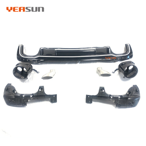 <span class=keywords><strong>C8</strong></span> RS4 All Road difusor ABS negro brillante para Audi <span class=keywords><strong>A4</strong></span> <span class=keywords><strong>C8</strong></span> parachoques trasero difusor allroad 2020 - Product Image 4
