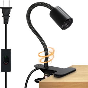 1 đầu/2 đầu 30cm/40cm <span class=keywords><strong>E27</strong></span> bàn Clip giữ đèn linh hoạt cổ ngỗng vít phong cách kẹp chuyển đổi cắm nhiệt phát triển đèn bàn đèn - Product Image 2