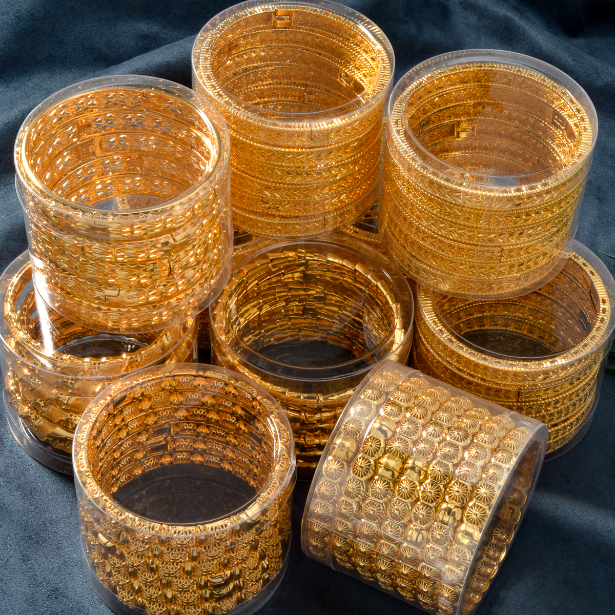 african gold bangles