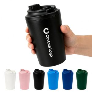 Colorful Stainless Steel Double Wall Vacuum Coffee <b>Cup</b> <b>with</b> <b>Straw</b> Lid Gift Thermos for Birthday Corporate Presents - Product Image 1