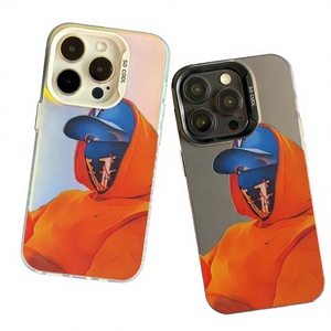 Coque de téléphone design polychrome tendance <span class=keywords><strong>Simai</strong></span> pour 11/12/13/14/15/16 Pro Max Coque Vrunk PC/ABS/TPU antichoc - Product Image 4