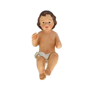 Estatua de Jesucristo Hecha a Mano en Poliresina de 45.7 cm, Modelo de Arte Religioso para Bautismo con Agua Bendita, Figura Pintada de 18 Pulgadas, Artesanía - Product Image 2