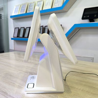 Kiosque de commande automatique pour restaurant, best-seller, 15,6 pouces, double écran tactile, avec paiement par code QR