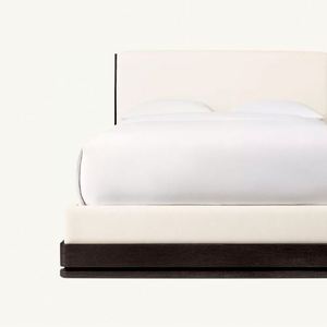 Lit à panneaux pour chambre à coucher, luxe discret, cadre de lit en bois pour intérieur - Product Image 6