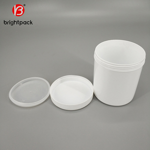 Vente en gros directe d'usine de 1 litre seau en <span class=keywords><strong>plastique</strong></span> blanc bidons blancs bouteilles de crème avec poignée et couvercle en <span class=keywords><strong>plastique</strong></span> - Product Image 2