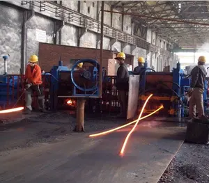 The raw materials scrap iron for steel architecture rebar production line Iron melting furnace rolling mill line