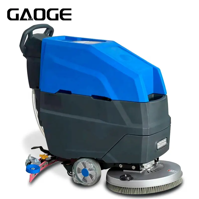 Gaoge F530 Industrial Commercial Low Price Floor Washing Machine 55L/60L Hand Push Sweeper Floor Cleaning Scrubber Dryer With CE