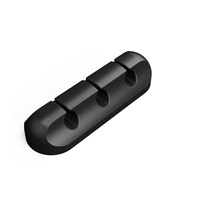 Silicone USB Câble Organisateur Enrouleur Bureau Gestion Clips Câble Titulaire pour Souris Casque Fil Organisateur Protecteur Personnalisé