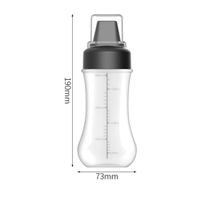 Botella Exprimible para Salsas de 350 ml, Botella de Plástico con <span class=keywords><strong>Cinco</strong></span> Orificios para Ketchup, Dispensador de Salsas, Miel, Aceite de Oliva y Condimentos de Cocina - Product Image 6