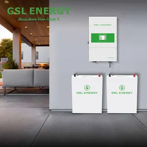 Gsl Energy Shenzhen แบตเตอรี่ลิเธียมไอออนลิเธียมไอออน10kwh 200ah 48โวลต์ LiFePO4 20kwh 15kwh
