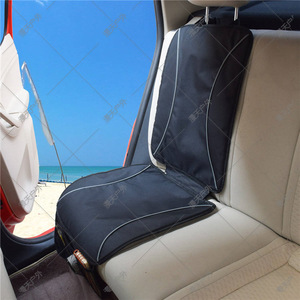 Coussin de siège de voiture 124x48cm, imperméable, noir, couleur unie, universel, adapté aux animaux de compagnie et aux humains - Product Image 5