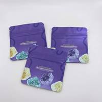 Sachets Mylar personnalisés pour bonbons gélifiés et chewing-gums, refermables, anti-odeur, avec fermeture éclair, scellés sur 3 côtés, emballage plastique en vrac, Cali Packs