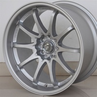 18 inç 8 konuştu tasarım alaşım jant jantlar bronz altın gümüş CE28 Honda Nissan Nismo için 5*114.3