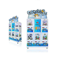 Machine à capsules Keku avec vitrine, 100% gagnant, mini borne d'arcade de table à monnayeur
