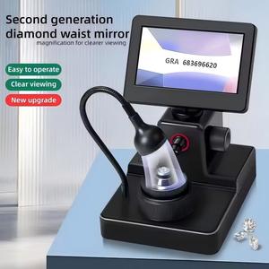 1000倍デジタルダイヤモンドグリッドビューアー、4.3インチLCDスクリーン搭載、ジュエリー用ウエストコード式顕微鏡、GIAナンバービューアー - Product Image 2