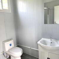 Casa Contenedor Modular Prefabricada Personalizable, Ensamblaje Rápido, Panel Sándwich, Oficina Móvil