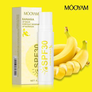 Marque privée <span class=keywords><strong>Baume</strong></span> à lèvres à la pêche et à la banane et à la pastèque Utilisation jour et <span class=keywords><strong>nuit</strong></span> 30SPF Hydratant Lissant 3 types de <span class=keywords><strong>baume</strong></span> à lèvres - Product Image 5