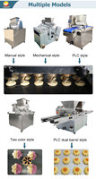 Machine à biscuits et à en-cas à coupe automatique, machine à faire des fortune cookies commerciaux