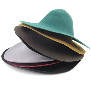 Sombreros de fieltro de cubo para hombre y mujer, sombreros de fieltro de lana para otoño e invierno, capucha de ala ancha, sombreros artesanales, tocados, sombrero de bloque, cuerpo Base - Product Image 3