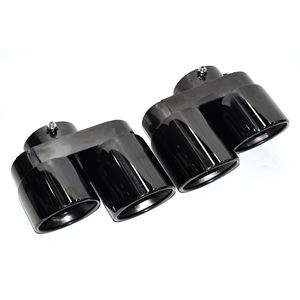 Para <span class=keywords><strong>BMW</strong></span> Serie 3/Serie 4 425i 430i G22 G23 G26 <span class=keywords><strong>2021</strong></span>+, Mejora del Tubo de Escape, Punta de Silenciador de Fibra de Carbono Plateada - Product Image 5