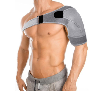 Ceinture de soutien d'épaule unisexe à compression en néoprène réglable avec logo personnalisable pour hommes et femmes - Product Image 3
