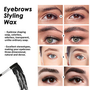 Cire à sourcils marque privée gel à sourcils transparent personnalisé pour sourcils moelleux longue durée - Product Image 4