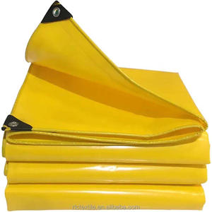 <span class=keywords><strong>Bâche</strong></span> robuste en PVC enduit imperméable 2m x 1,5m 500GSM, ignifuge, protection UV, avec œillets pour voiture, bateau, camping - Product Image 4