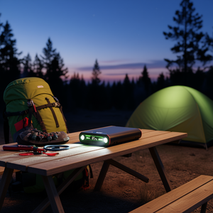 Cargador Portátil de 20000mAh y 22.5W con Carga Rápida, Pantalla LED, Linterna, Batería Externa para Acampar al Aire Libre - Product Image 2