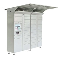 Boîte aux lettres intelligente antivol pour l'extérieur, en métal, pour la livraison de colis à domicile, boîte à lettres avec serrure, déverrouillage sans clé, boîte à colis