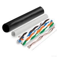 Cable Ethernet Cat5e para Exteriores, 305 m/1000 pies, UTP, Resistente a los Rayos UV, 24 AWG, Cobre Sólido, 8 Núcleos, PVC+PE, Doble Cubierta, Cable de Red LAN