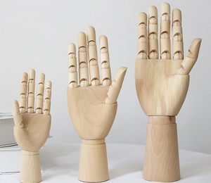 Manichino in Legno Articolato, Modello di Mano Umana con Dita Mobili, <span class=keywords><strong>Marionette</strong></span> in Legno per Teatri di <span class=keywords><strong>Marionette</strong></span> - Product Image 2