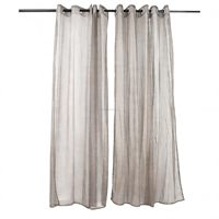 Rideau en maille de fibres d'argent, textile conducteur, protection contre les ondes électromagnétiques, couverture de fenêtre, matériau respirant