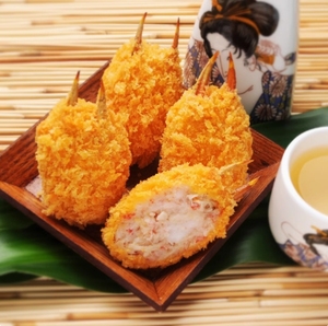 Pinzas de Cangrejo Surimi Empanizadas Congeladas con Pinza Real, Mariscos Empanizados Estilo Japonés, Bocadillo Frito - Product Image 2