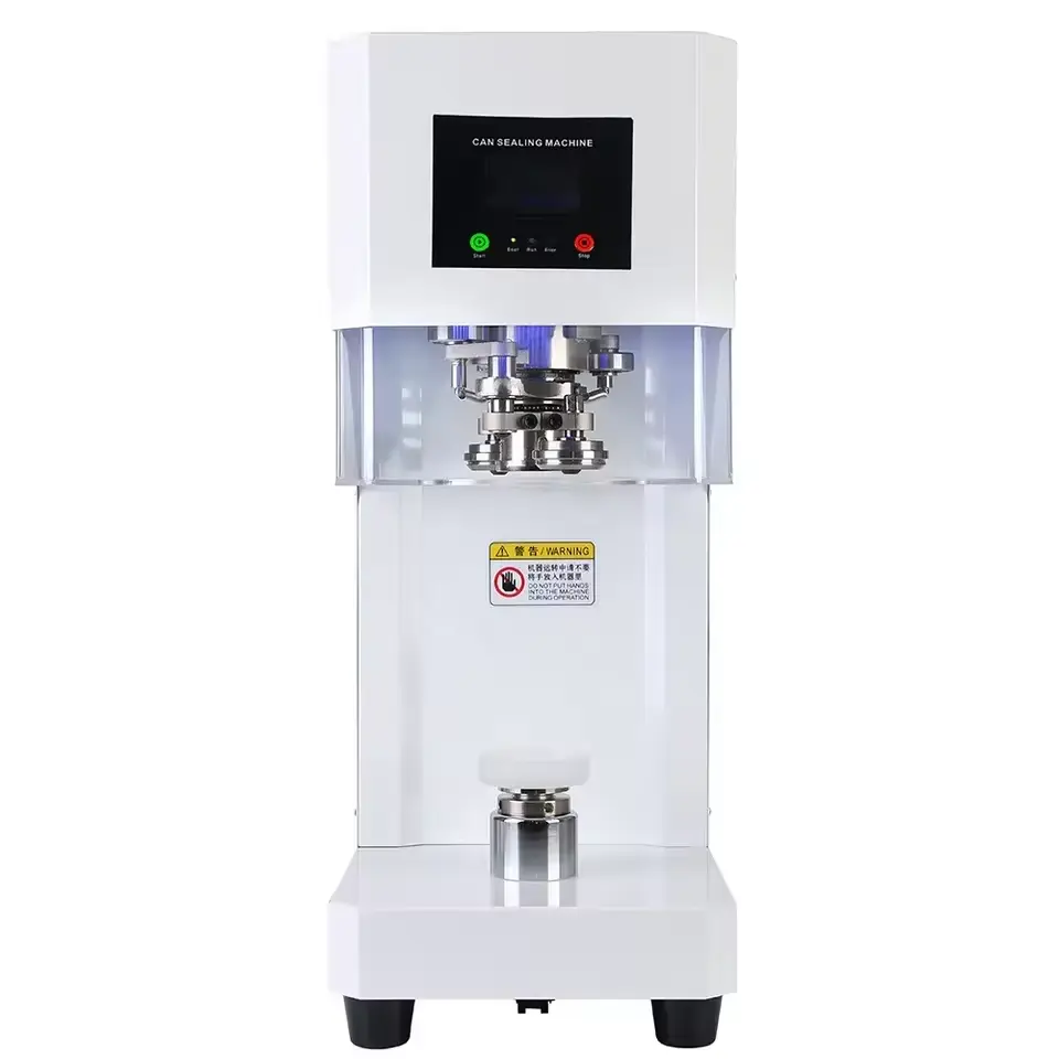 Soda Beer Plastic Can Sealing Machine for Beverages Fruits Milk Tea and Soy Milk Sealing Machine Manufacturing Plants Hotels