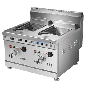 2025 <span class=keywords><strong>Friteuse</strong></span> à <span class=keywords><strong>gaz</strong></span> commerciale grande capacité <span class=keywords><strong>15</strong></span> <span class=keywords><strong>litres</strong></span> double réservoirs deux paniers à frire - Product Image 6