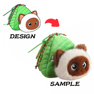 personnalisé mini sac à dos en peluche pour l'école mignon enfants PP coton remplissage maille doublure soulagement du Stress - Product Image 1