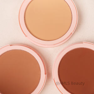 แป้งฝุ่นรองพื้นควบคุมความมันแป้งทาหน้าการแต่งหน้าวีแกนสีชมพูแบบใหม่ - Product Image 4