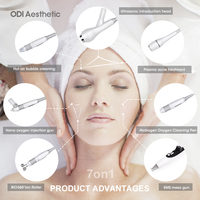 Máquina de Hidrofacial Coreana, Hidrodermoabrasión, Terapia de Hidrógeno y Oxígeno, Hidrafacial Profesional de Agua 7 en 1