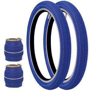 Vélo BMX pliable pour enfants ZUKKA 20''x2.125'', pneus pneumatiques à bande de roulement rainurée, caoutchouc durable, plusieurs couleurs disponibles - Product Image 3