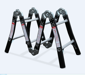 <span class=keywords><strong>Escalera</strong></span> de aluminio <span class=keywords><strong>telescópica</strong></span> <span class=keywords><strong>4</strong></span> plus, 2 escalones de extensión funcionales, 2,44 <span class=keywords><strong>metros</strong></span> - Product Image 2