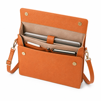 Sac bandoulière pour ordinateur portable 12 pouces en cuir véritable personnalisé, étui fin pour ordinateur portable, pour les voyages d'affaires, OEM ODM